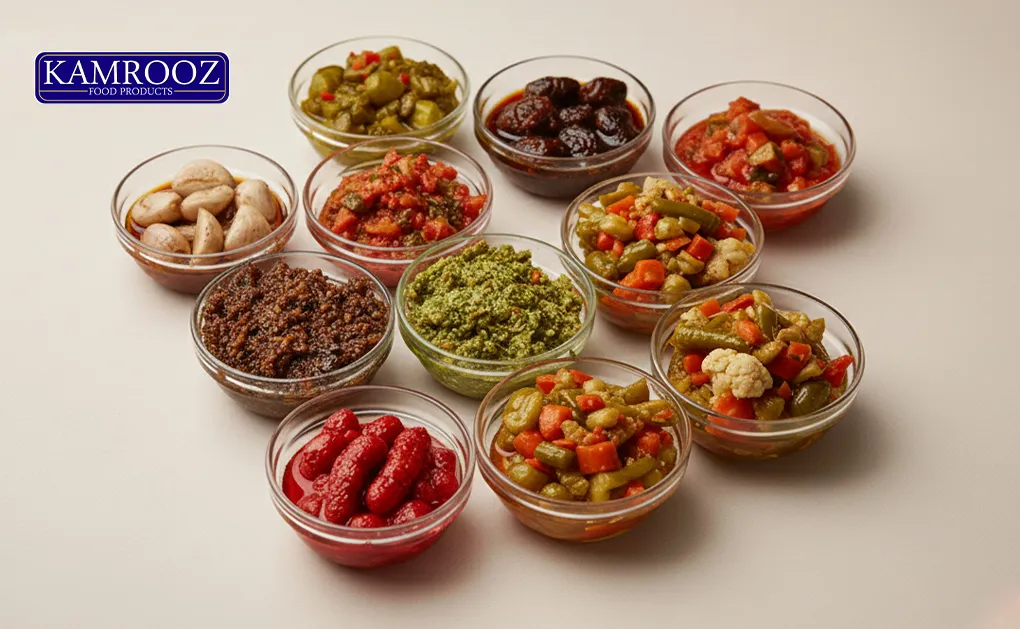 انواع ترشی های شمالی