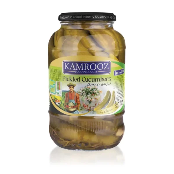 خیارشور درجه یک 1500 گرمی کامروز