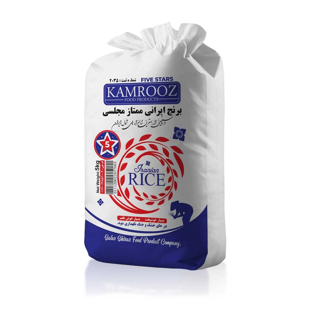 برنج ایرانی ممتاز مجلسی - ۵ کیلوگرم