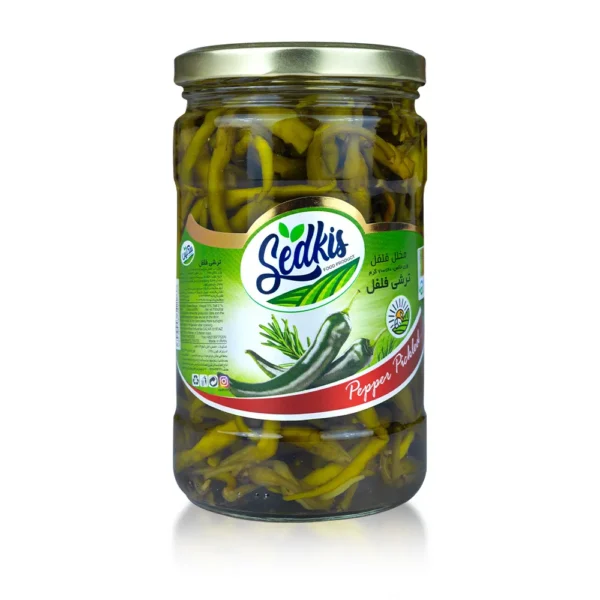 کنسرو ترشی فلفل سدکیس750 گرمی