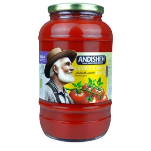 رب گوجه فرنگی 1600 گرم شیشه ای اندیشه